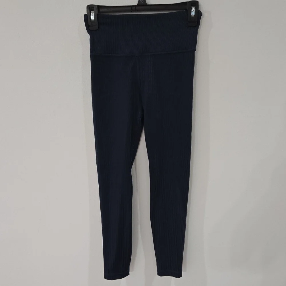 Vimmia Sz Small Midnight Blue Textured Leggings - Picture 1 of 6